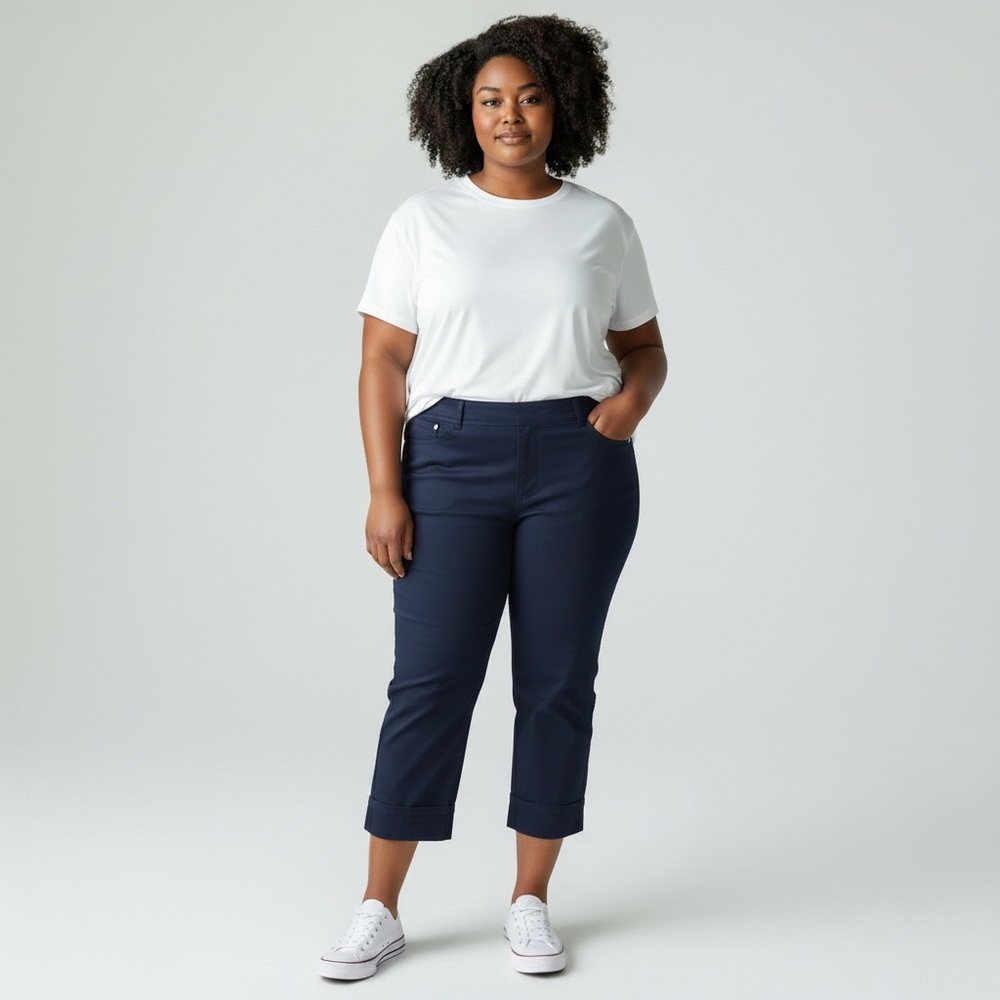 Style & Co. Tummy Control Capris NWT SIZE 16